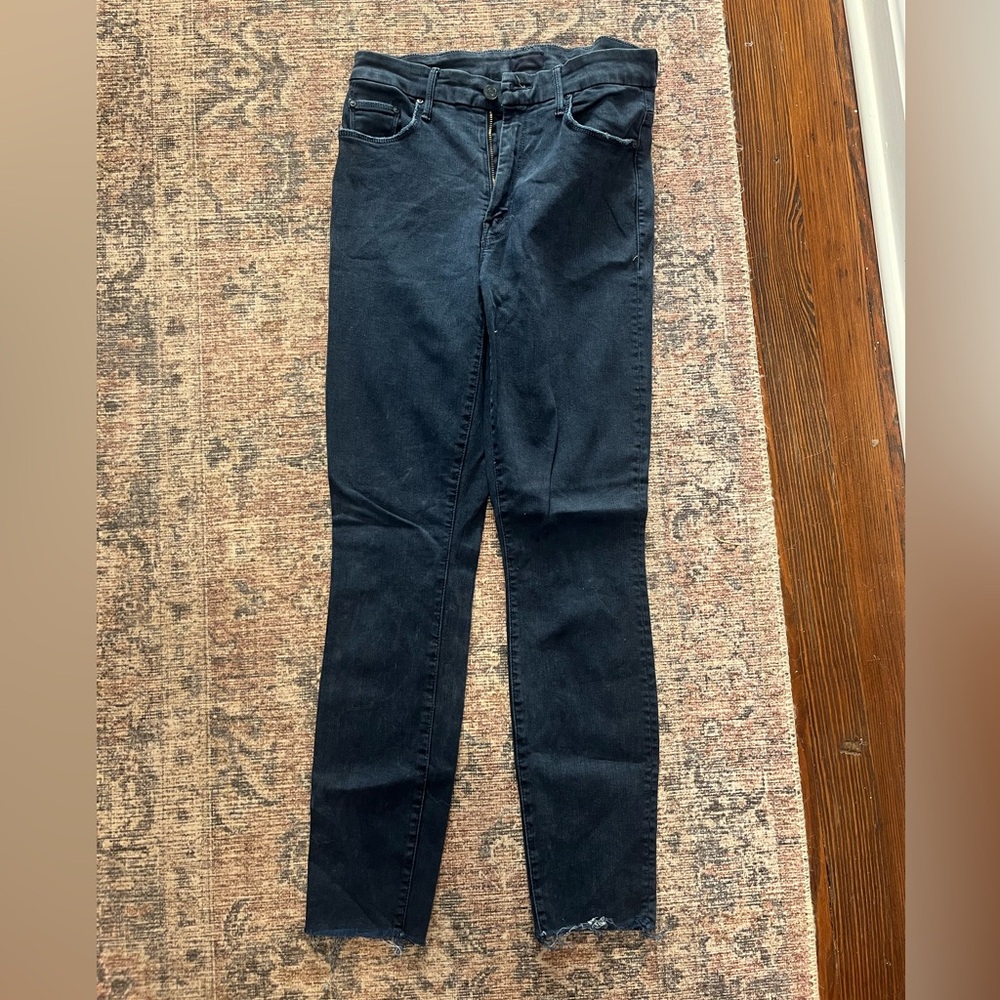 MOTHER Blue Skinny Jeans
